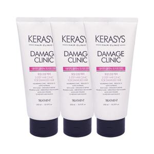 [려]케라시스 데미지 클리닉 토탈 손상케어 트리트먼트 300ml x3