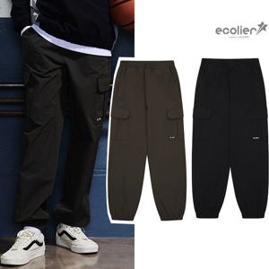 [에꼴리에]남자 겨울신상 나일론 스판 카고조거바지(24D0232)_CC