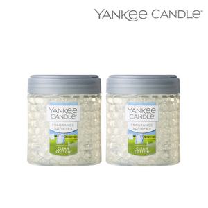 양키캔들 프래그런스 스피어스 차량용방향제 택2, 클린코튼 2개