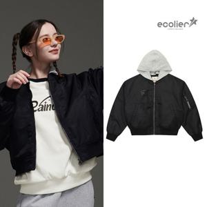 [에꼴리에]여자 겨울신상 힙합무드 패딩 항공점퍼(24RT153)_CC