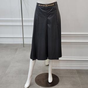 [미니멈]에코 레더 와이드팬츠(MXCAWP7350 BK7)_IC