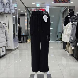 [써드케이](남녀공용)기모 카고 와이드팬츠 MP5PU564-블랙_CJ