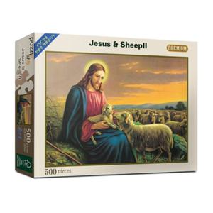 직소퍼즐 풍경 명화 예수와 아기양 500피스 PL664