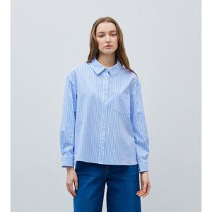 [요하넥스]자수포인트 스트라이프 셔츠 Z5A3B102