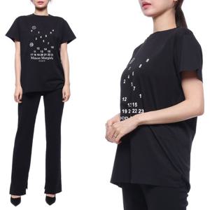 [메종마르지엘라] 22FW 여성 넘버 로고 반팔티셔츠 (S51GC0516_S22816_900_22F)