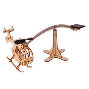 DIY 나무 모형 조립 키트 태양광 모빌 헬리콥터 (휴즈500) TM104