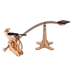 DIY 나무 모형 조립 키트 태양광 모빌 헬리콥터 벨222 TM-105