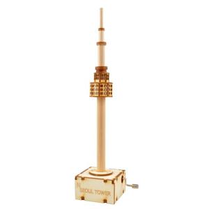 DIY 나무 모형 조립 키트 오르골 N 서울타워 YM 862-10