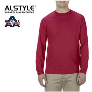 트리플에이 AAA 1304 남여공용 무지 긴팔티 카디널