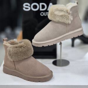 [소다][소다]여성 데일리 퍼 부츠 FIB301_DG