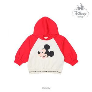 [디즈니베이비]미키 후드티셔츠(RED)_79Q12100293