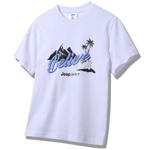 [지프키즈]25신상 남여공용키즈  베어 캠핑 반팔티KQ2TSU591-2_U