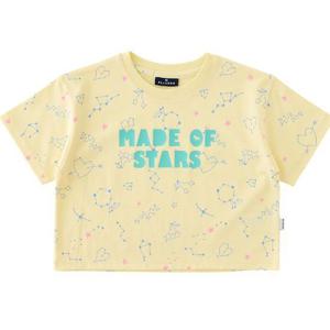 [블루독]블루독 패턴 프린트 크롭 반팔 티셔츠(24315-332-55)_YE