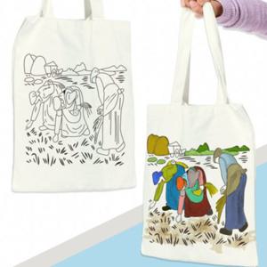 명화의 재구성 에코백 이삭줍는여인들