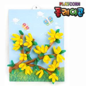 플레이콘 봄꽃액자만들기 개나리