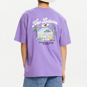 뉴발란스반팔티 KQJ NBNEE21623-75 공용 NB Boy 보드샵 반팔티 (SEMI OVER FIT)