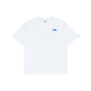 노스페이스화이트라벨 하프 돔 반팔 라운드티셔츠 NT7UR07K