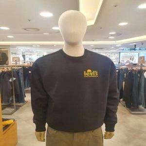 [리바이스]릴렉스 핏 기모 맨투맨 (A5027-0001)_DG