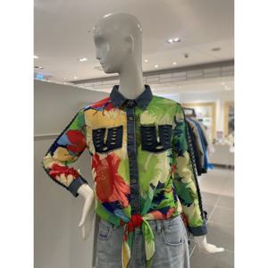 르니앤맥코이 소매 펀칭 리본포인트 블라우스 (MM05BL070HJY)