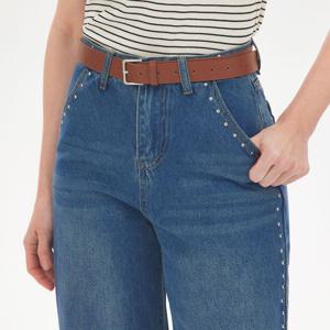 FOCUS  빈티지 스퀘어 버클 벨트 PBBF5S1AC9040