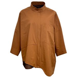 [데시데]언발 스탠카라 짚업자켓 DOW503