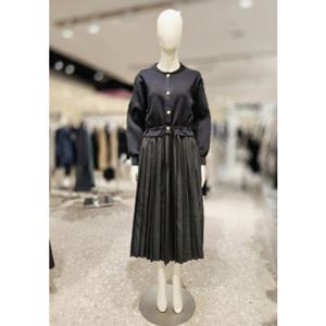 [코데즈컴바인] 니트배색 플리츠 원피스 (CKA-OP901W2)