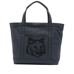 메종키츠네 토트백 LW05104WW01070076 SLATE GREY DOM