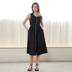 [레코브]허리스트링 집업 민소매 원피스 LK61D6OP514X