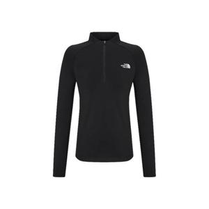 노스페이스 여성 SUMMIT BASE L/S ZIP TEE RNT7LQ84A-BLK
