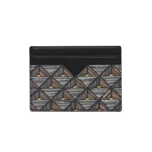 [노티그]피라미드패턴 2단 카드지갑 블랙_OKF1ACP5102K1