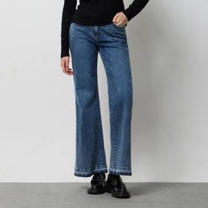 [시슬리]밑단 워싱 슬림 부츠컷 데님팬츠 (SADP05511)