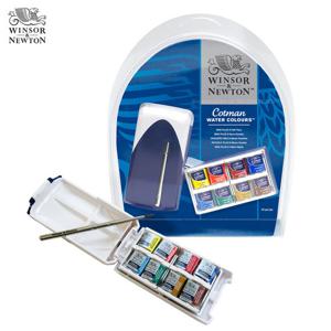 윈저앤뉴튼 코트만 고체물감 미니플러스 8색세트