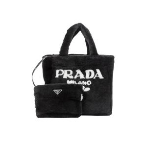프라다 미디움 셔링 토트백 블랙 1BG374-2EC9-F0967