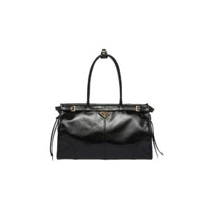 프라다 라지 레더 핸드백 블랙 1BA433-2CYR-F0002