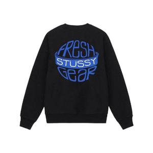 스투시 프레쉬 기어 크루넥 블랙 1914986