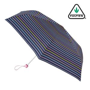 슈퍼슬림-2 레인보우 핀스트라이프 여성 수동 3단 우산 22cm 158g