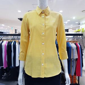 [루이까스텔]여성잔체크7부셔츠/7LESH402Y_BP