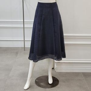 [미니멈]체크A라인 스커트 (MZBGWS4870DV)_IC