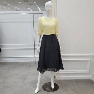 [미니멈]체크A라인 스커트 (MZBGWS4870BK)_IC