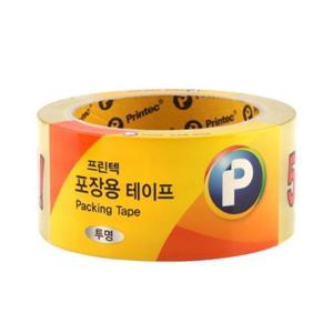 프린텍 P4845 포장용 테이프 투명 OPP 48x45