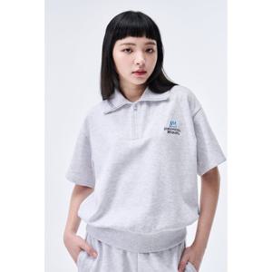 [클라이드앤]여성 바스키아 카라 반집업 셋업_FOB.TS784F_YS