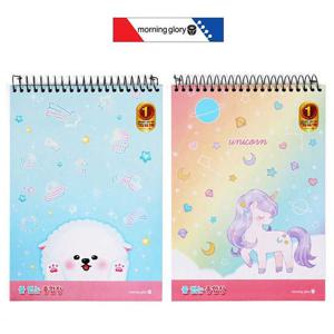 3000 줄없는 종합장 무선 여아용 랜덤1개 문구