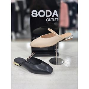 [소다][소다] 여성 데일리 장식 포인트 뮬 블로퍼 FLO502_DG