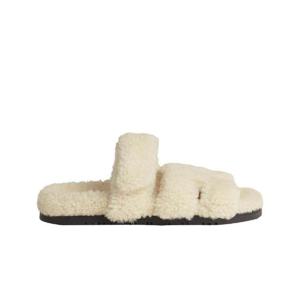 에르메스 시프레 샌들 울스킨   에크류 H222196Z91