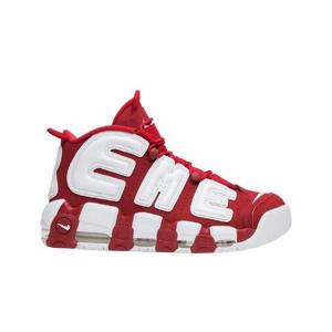 나이키 x 슈프림 에어 모어 업템포 레드 902290-600