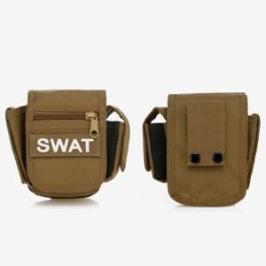 밀리터리 보조 파우치 베이지 허리밸트가방