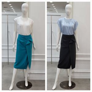 [미니멈]언발 핀턱 스커트 (MZBGWS4880TQ)_IC