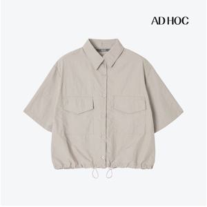 [애드호크]여성 우븐 셋업 투포켓 반팔 셔츠 HB5SS5225_US