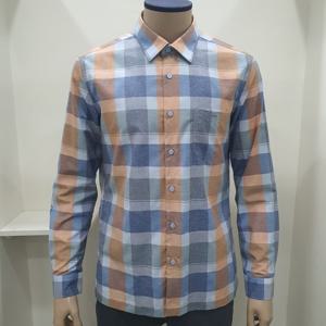 [크로커다일남성]린넨 체크 긴팔 남방 CDAABWS1414_SC