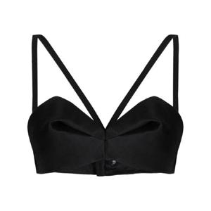 25 FW 베르사체 폴드 울 실크 뷔스티에 탑 10125291A09075 TP432350458